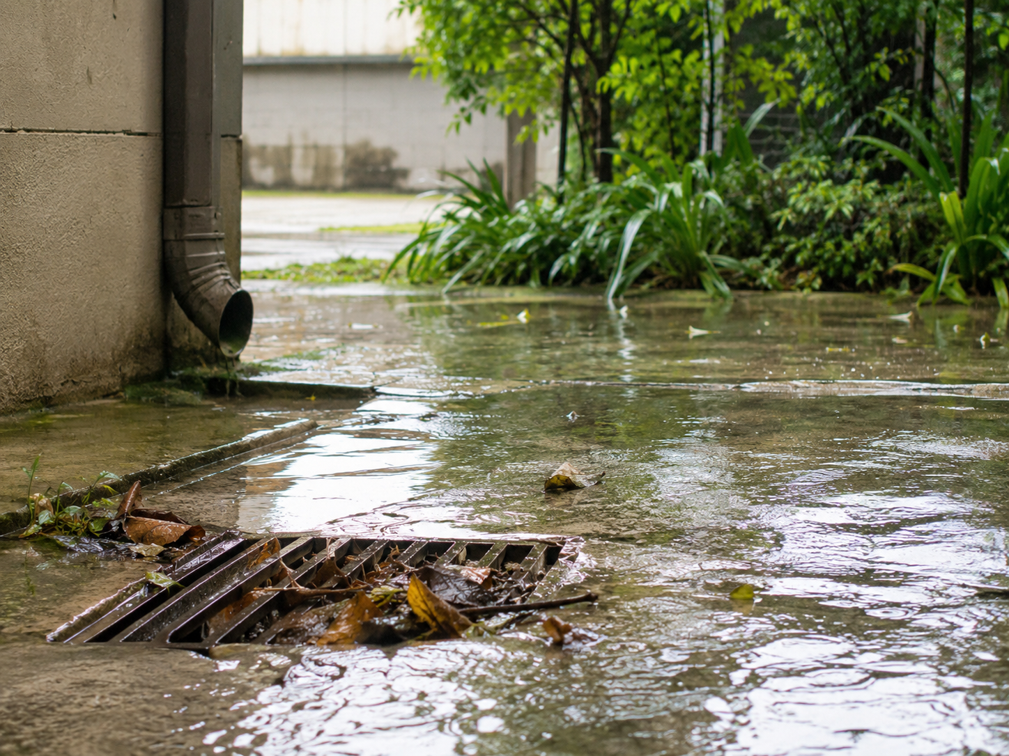 Tubulação de água da chuva entupida: sinais de alerta antes do alagamento