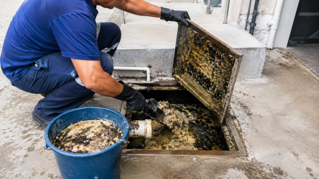 Limpeza de caixa de gordura: de quanto em quanto tempo fazer para evitar entupimentos e mau cheiro?